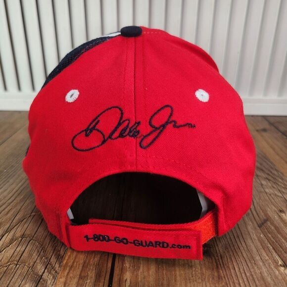 2008 Hendrick Motorsports National Guard Dale Jr Hat Cap Strapback NASCAR Red - Picture 5 of 10